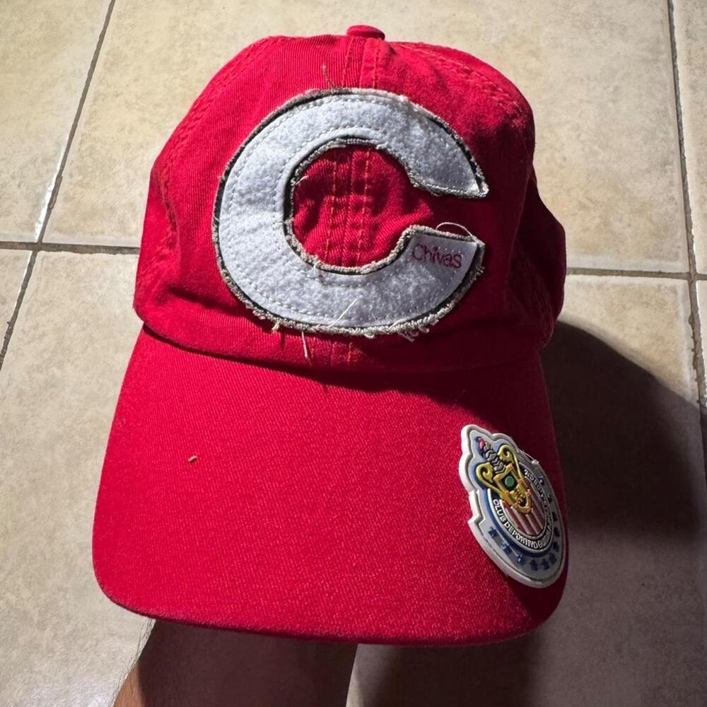 Red chivas baseball cap One Size fits All